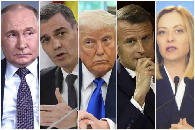 COLLAGE DI FOTO DA LAPRESSE