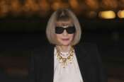 Anna Wintour poses for photographers upon arrival for Le Grand Diner du Louvre during the Fall/Winter 2025-2026 Womenswear fashion week, Tuesday, March 4, 2025, in Paris. (Photo by Scott A Garfitt/Invision/AP)