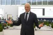 Luciano Buonfiglio during the CONI National Elective Council at the multipurpose sports hall of the “Giulio Onesti” Olympic Training Centre – Rome., Italy – Thursday 26 June 2025. Sports. (Photo by Fabrizio Corradetti / LaPresse)