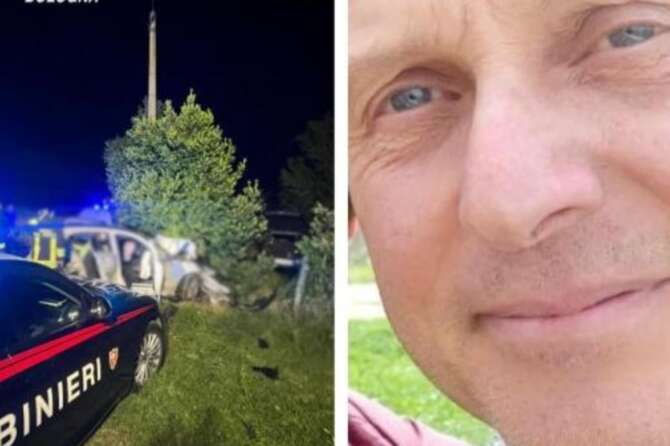 San Matteo della Decima, sfuggono a un controllo e si schiantano contro un’auto: morto Bruno Ansaloni