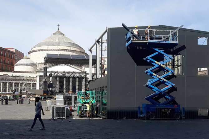 Fonte gruppo Facebook ‘Cittadinanza attiva in difesa di Napoli Lucio Mauro’