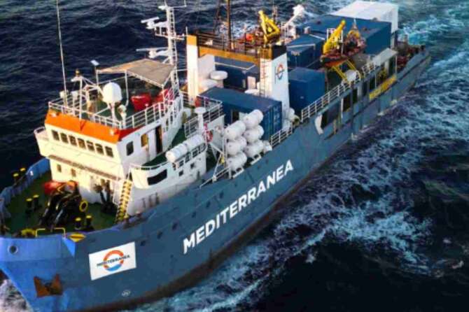 Foto da X/Mediterranea Saving Humans