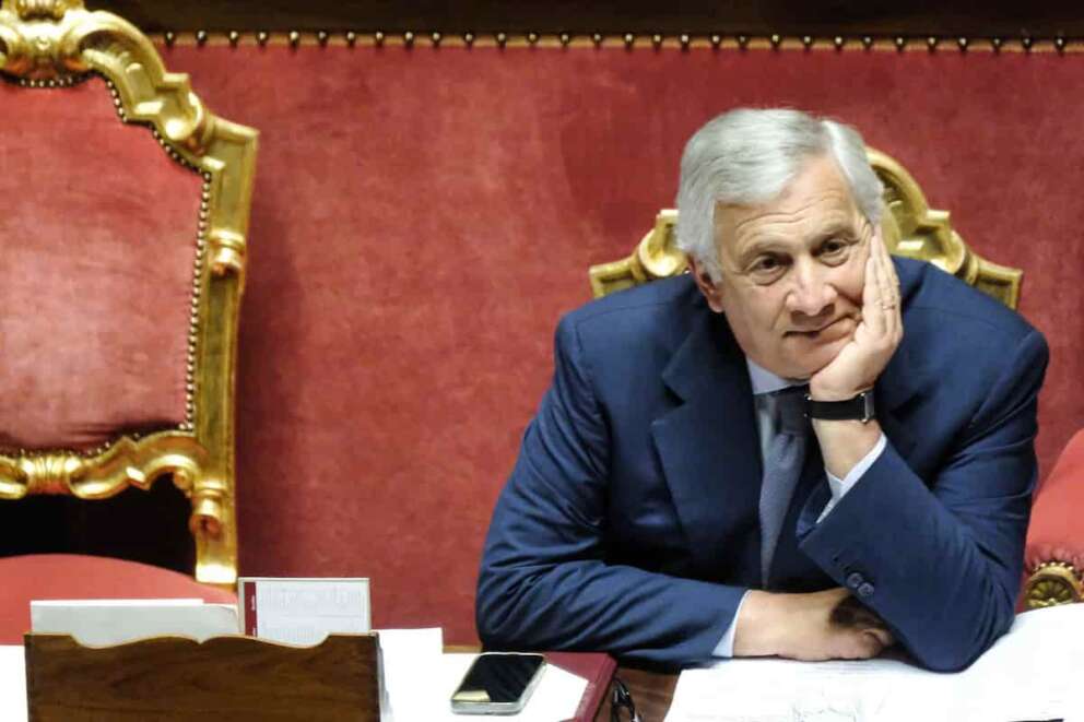 il vice presidente CDM e Ministro degli affarie esteri Antonio Tajani occasione delle interrogazioni a risposta immediata durante lo svolgimento del question time in Senato a Roma, Giovedì 03 Luglio 2025 (foto Mauro Scrobogna / LaPresse) CSM Vice President and Minister of Foreign Affairs Antonio Tajani on the occasion of the immediate response questions during question time in the Senate in Rome, Thursday, July 03 2025 (Photo by Mauro Scrobogna / LaPresse)