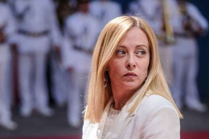 Il Presidente del Consiglio Giorgia Meloni incontra il Cancelliere federale dell’Austria, Christian Stocker a Palazzo Chigi, sede del Governo italiano a Roma, Martedì 15 Luglio 2025 (Foto Mauro Scrobogna / LaPresse) Prime Minister Giorgia Meloni meets with Austrian Federal Chancellor Christian Stocker at Palazzo Chigi, the seat of the Italian Government in Rome, Tuesday July 15 2025 (Photo by Mauro Scrobogna / LaPresse)