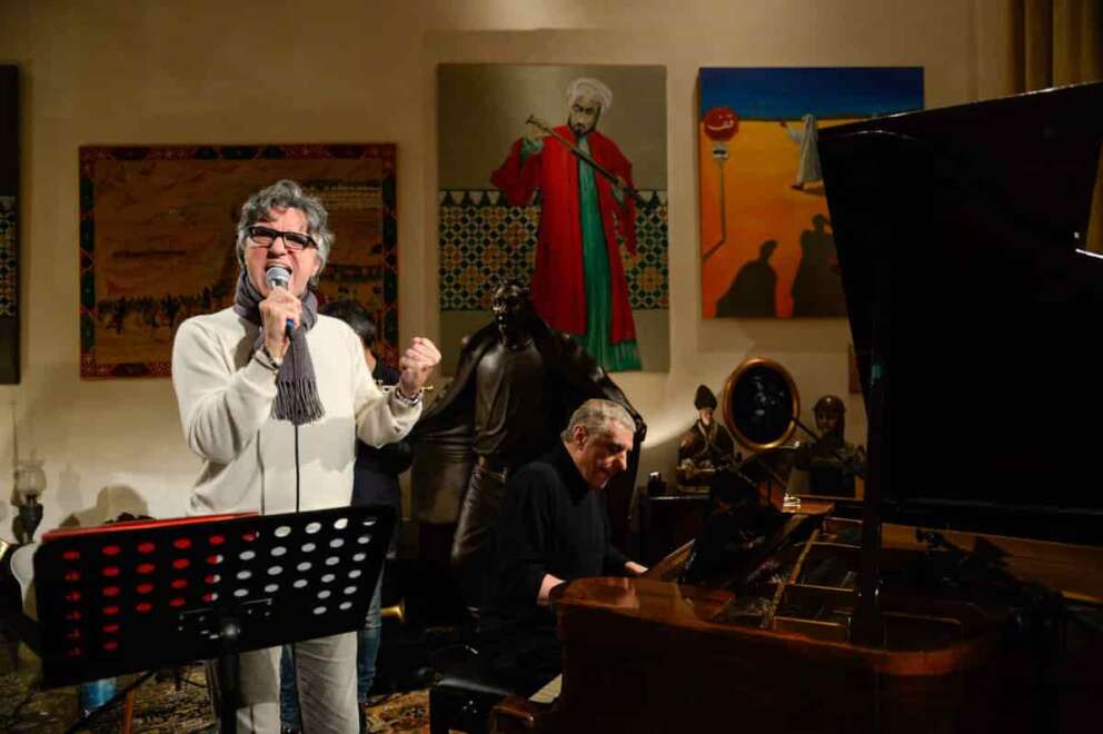 Foto LaPresse/Ufficio stampa Fondazione Lucio Dalla 2/03/2014 Bologna, Italia Cronaca Lucio Dalla, aperta al pubblico la sua casa di Bologna in via D’Azeglio Nella foto: curreri, celso, valli