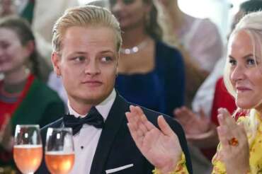 FILE – Norway’s Marius Borg Hoiby and Crown Princess Mette-Marit in Oslo, June 16, 2022. (Lise Aserud/NTB via AP, File)