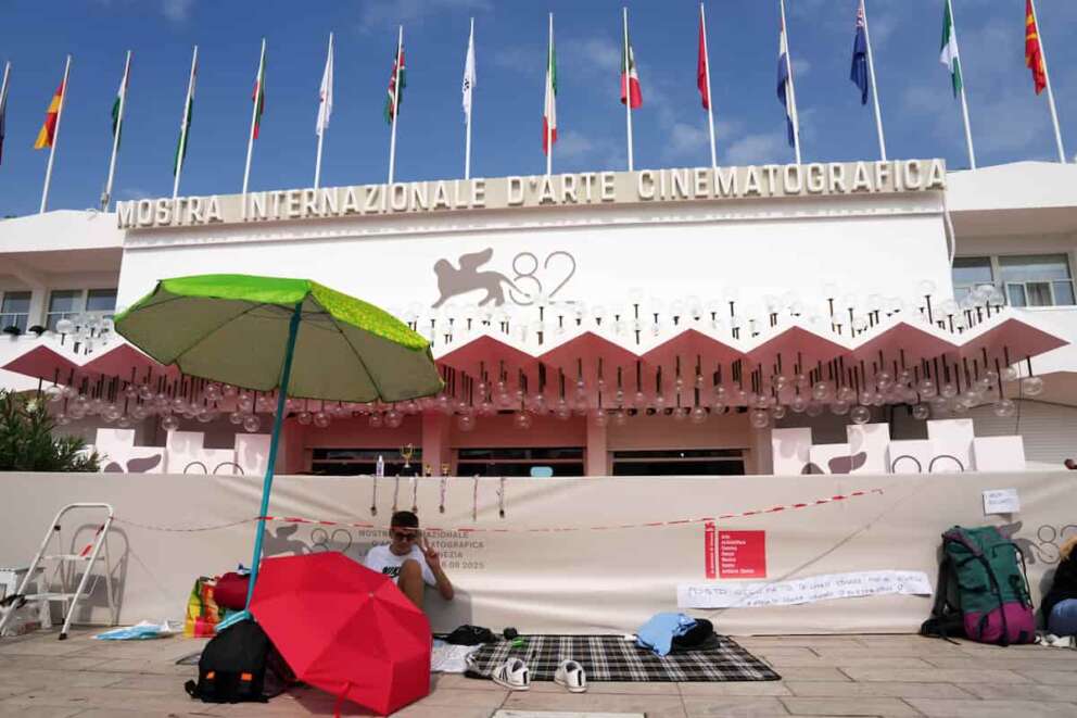 final preparations for the 82th International Venice Filmfestival, August 26 2025, Venice, Italy (photo by Gian Mattia D’Alberto/Lapresse)