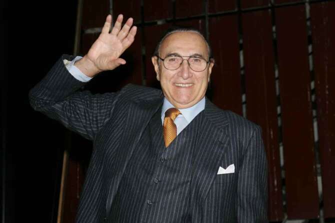 ©Cosima Scavolini/Lapresse 13-11-2008 Roma Spettacolo Presentazione della trasmissione Serata d’onore Nella foto Pippo Baudo ©Cosima Scavolini/Lapresse 13-11-2008 Rome Presentation of the tv program Serata D’onore In the photo Pippo Baudo