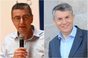 Gaël Perdriau e Gilles Artigues
