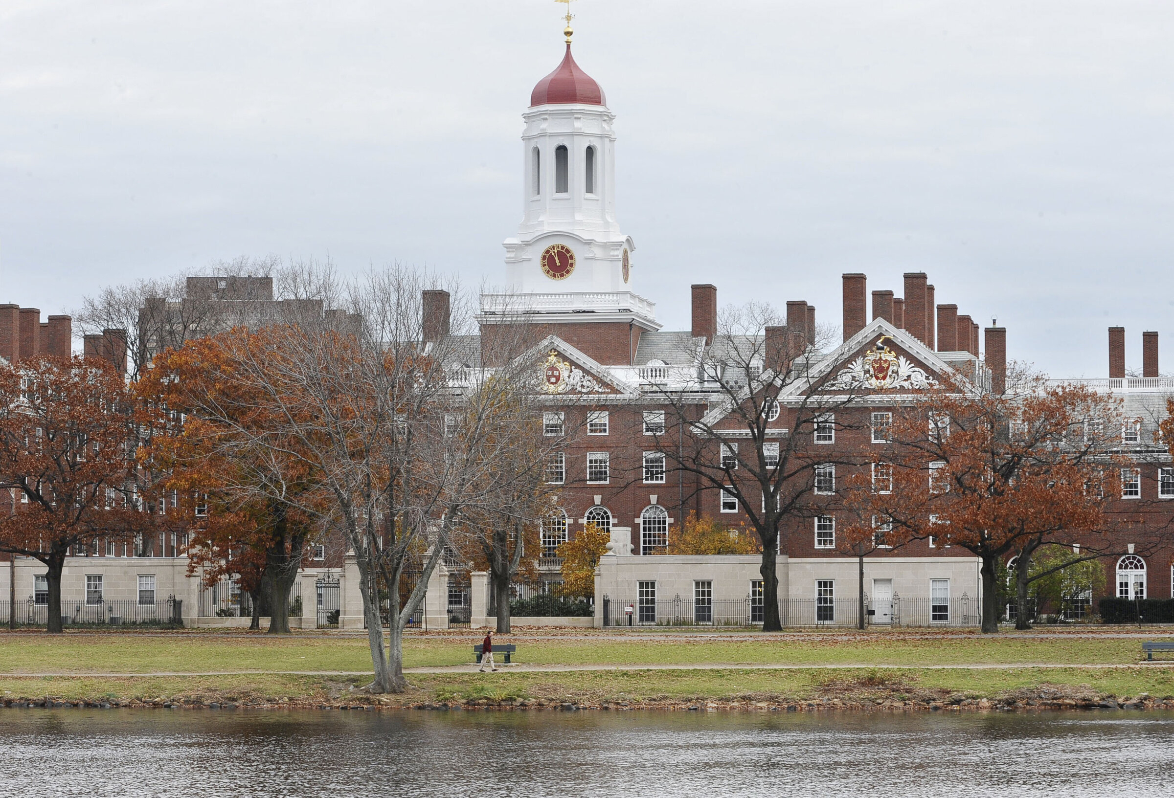 FILE - This Nov. 13, 2008 file photo shows the campus of Harvard University in Cambridge, Mass. (AP Photo/Lisa Poole, File)