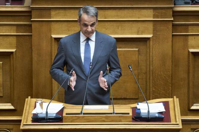 Il primo ministro greco Kyriakos Mitsotakis