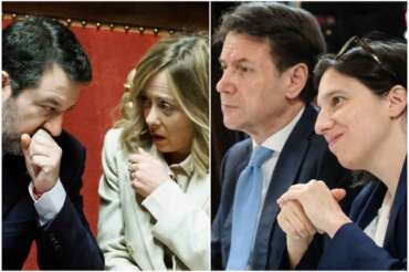 COLLAGE DI FOTO DA LAPRESSE