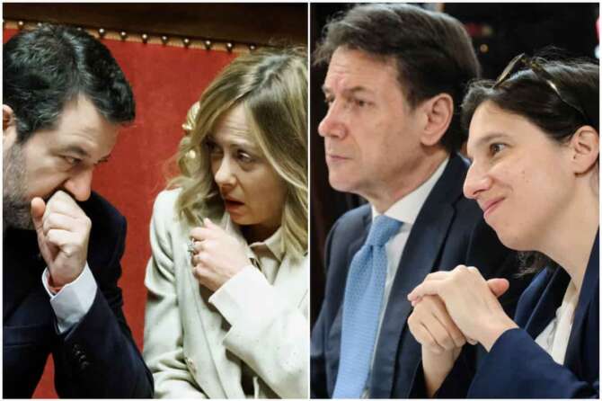 COLLAGE DI FOTO DA LAPRESSE