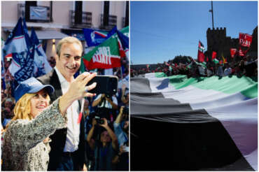 COLLAGE DI FOTO DA LAPRESSE
