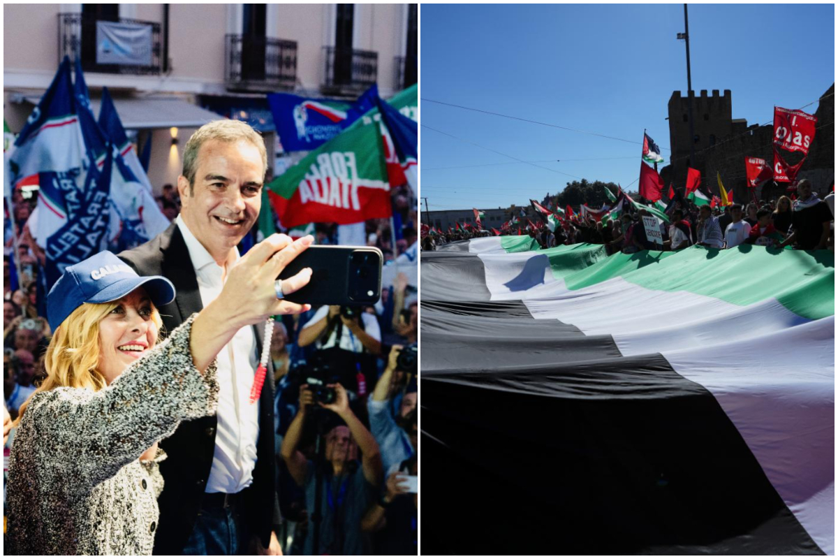 COLLAGE DI FOTO DA LAPRESSE 