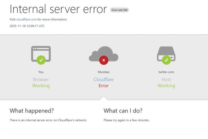 Cloudflare “down”, perché il blackout del servizio colpisce i big di internet: giù X, ChatGPT e Spotify
