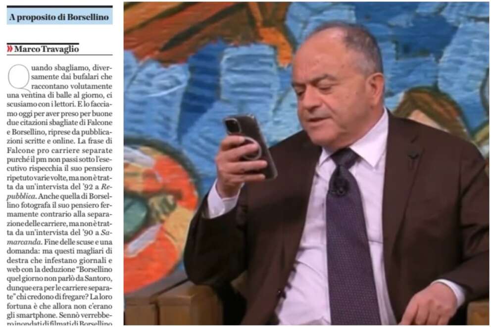 La fake news di Fatto Quotidiano e Gratteri che sfregia la memoria di Falcone e Borsellino