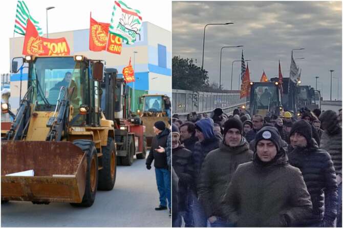 Genova, l’ex Ilva occupata dagli operai: “Mille posti a rischio col piano Meloni, è la fine della siderurgia in Italia”