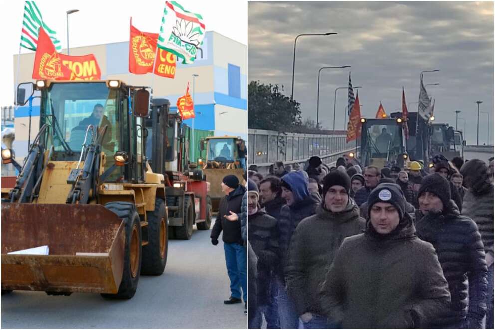 Genova, l’ex Ilva occupata dagli operai: “Mille posti a rischio col piano Meloni, è la fine della siderurgia in Italia”