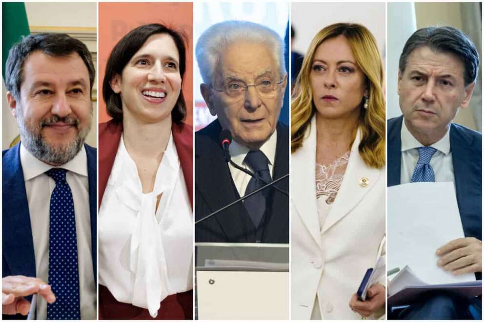 COLLAGE DI FOTO DA LAPRESSE