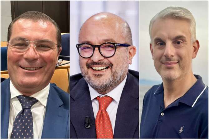 Giovanni Zannini, Gennaro Sangiuliano e Giorgio Zinno