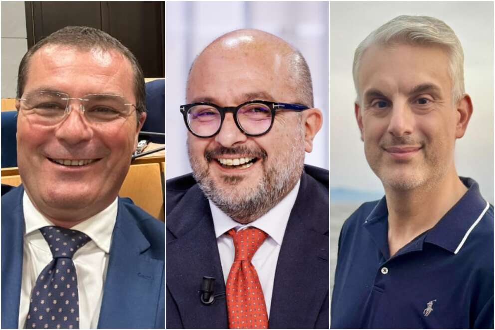Giovanni Zannini, Gennaro Sangiuliano e Giorgio Zinno