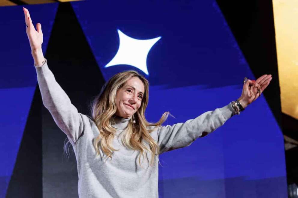 Arianna Meloni in occasione dell’evento kermesse di Fratelli d’Italia Atreju 2025, Roma, Sabato 13 Dicembre 2025 (Foto Roberto Monaldo / LaPresse) Arianna Meloni on the occasion of the Fratelli d’Italia Atreju 2025 event, Rome, Saturday, December 13, 2025 (Photo by Roberto Monaldo / LaPresse)