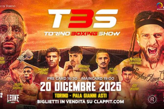 Torino Boxing Show: sul ring Kekko Grandelli e Mosquito Lorusso, botte di Natale al Pala Asti