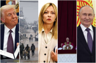 COLLAGE DI FOTO DA LAPRESSE