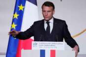 French President Emmanuel Macron delivers a speech to French ambassadors Thursday, Jan. 8, 2026 at the Elysee Palace in Paris. (AP Photo/Michel Euler, Pool) Associated Press / LaPresse Only italy and spain