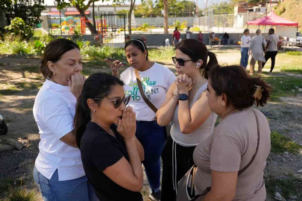 Relatives of political prisoners gather outside the Rodeo I prison in Guatire, Venezuela, Thursday, Jan. 8, 2026, after National Assembly President Jorge Rodriguez said the government would release Venezuelan and foreign prisoners. (AP Photo/Matias Delacroix) Associate Press/ LaPresse Only Italy and Spain