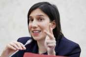 La segretaria del Partito democratico Elly Schlein in occasione della conferenza stampa sull’emendamento al decreto referendum per il voto dei fuori sede, Roma, Mercoledì 28 Gennaio 2026 (Foto Roberto Monaldo / LaPresse) Democratic party secretary Elly Schlein during the press conference for the vote of non-residents in the upcoming referendum, Rome, Wednesday, January 28, 2026 (Photo by Roberto Monaldo /LaPresse)