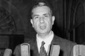 ©LaPresse Archivio storico Politica Roma 22-07-1964 Aldo Moro