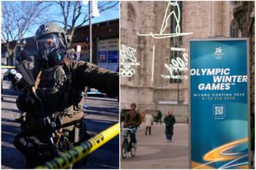 COLLAGE DI FOTO DA LAPRESSE