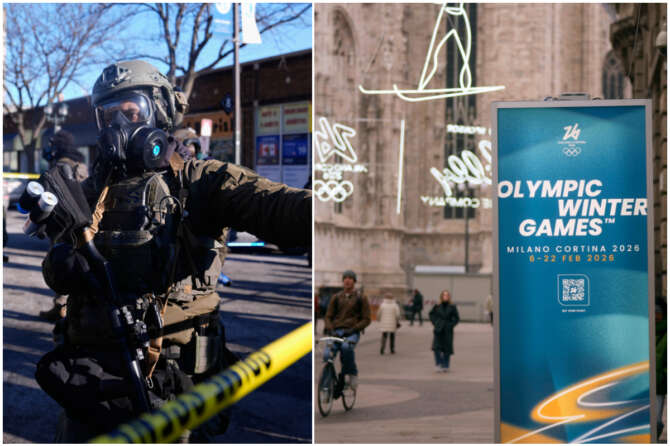 COLLAGE DI FOTO DA LAPRESSE