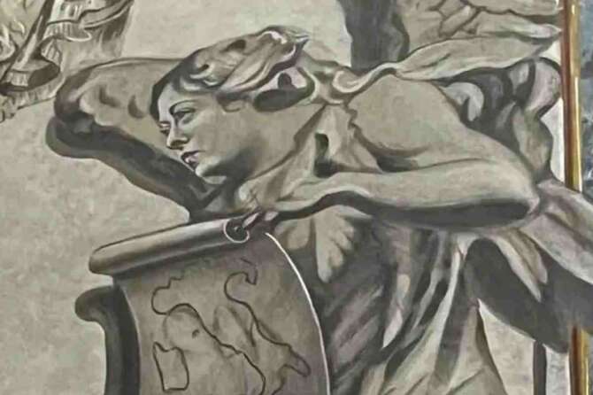 Angelo col viso di Giorgia Meloni, l’imbarazzo della Chiesa per il dipinto di San Lorenzo in Lucina