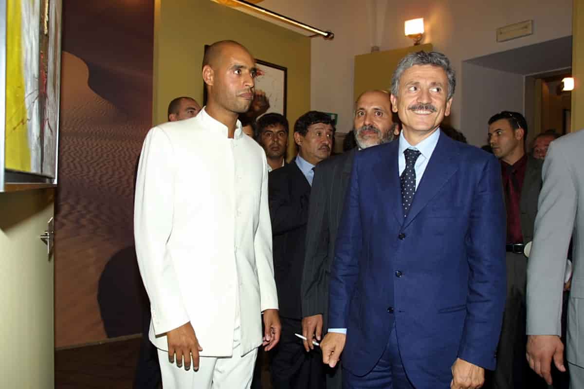saif gheddafi d'alema