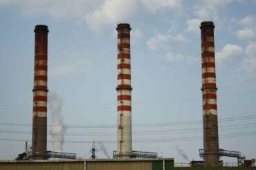 FILE – In this file picture taken on Aug. 17, 2012, a partial view of the ILVA steel plant is seen in Taranto, Italy. Brothers Fabio Riva and Nicola Riva, the former owner and managers of the Ilva steel plant in the southern city of Taranto, once Europe’s largest, were convicted of criminal association aimed at provoking an environmental disaster, poisoning the food supply and willful omissions of workplace safety measures. They were sentenced to 22 years and 20 years, respectively. Two other managers were also found guilty in the case and sentenced to more than two decades, among the 24 former managers convicted in the five-year trial. (AP Photo/Paola Barisani)