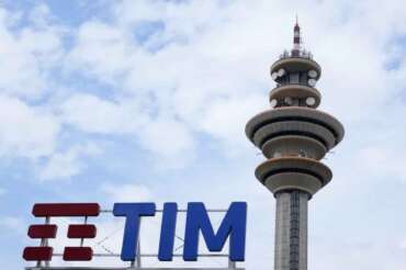 A view of the Tim Italia headquarters (Telecom Italia Mobile), in Rozzano, near Milan, Italy, Friday, May 24, 2024. An Associated Press analysis found the number of publicly-traded “zombie” companies — those so laden with debt they’re struggling to pay even the interest on their loans — has soared to nearly 7,000 around the world, including 2,000 in the United States. (AP Photo/Antonio Calanni)