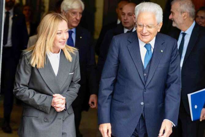 Foto LaPresse/Palazzo Chigi/Filippo Attili