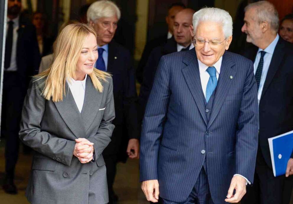 Foto LaPresse/Palazzo Chigi/Filippo Attili