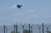 A Fighter Jet takes off from the U.K.’s RAF Akrotiri air base after it was hit by a drone strike early morning near Limassol, Cyprus, Monday, March, 2, 2026. (AP Photo/Petros Karadjias) Associate Press/ LaPresse Only Italy and Spain Associate Press/ LaPresse Only Italy and Spain