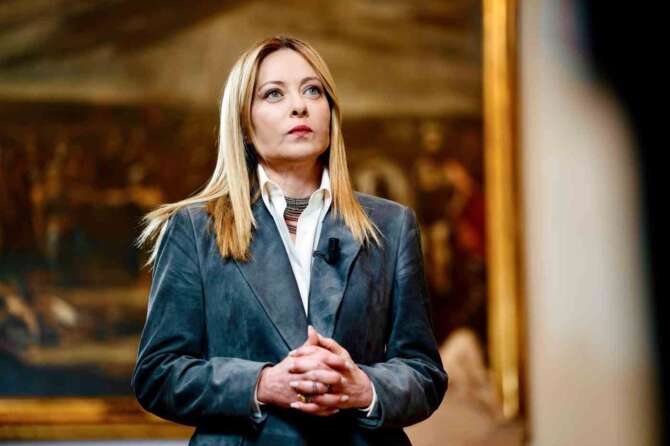 Foto LaPresse/Palazzo Chigi/Filippo Attili