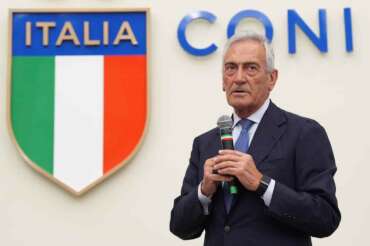 Gabriele Gravina during Women4Football at CONI – Rome Italy – Monday March 24, 2025 ( Photo by Alfredo Falcone/LaPresse )