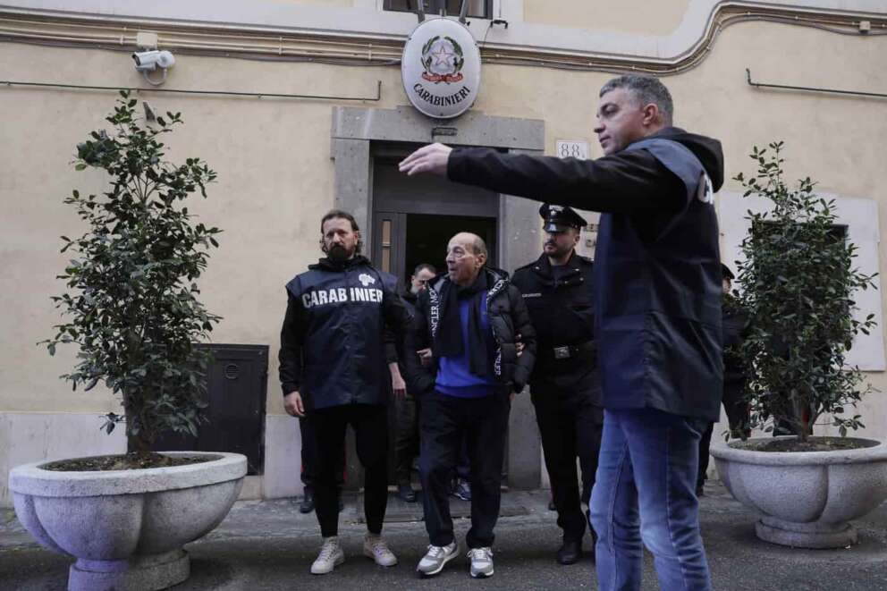 Arresto per traffico di droga di Raffaele Pernasetti —Roma —Italia — Mercoledì 15 Aprile 2026 – Cronaca – (foto di Cecilia Fabiano/ LaPresse) Raffaele Pernasetti arrest for drug dealing — Rome Italy , April 15, Wednesday 2026 – News – (photo by Cecilia Fabiano/LaPresse