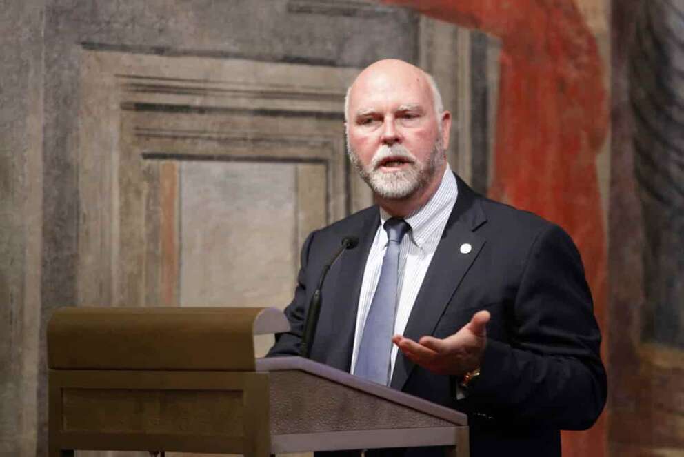 Â© Mauro Scrobogna / LaPresse 21-07-2010 Roma Politica Senato – Senato – seminario su biotecnologie Nella foto: lo scienziato americano Craig Venter Â© Mauro Scrobogna / LaPresse 21-07-2010 Rome Politics Senato – Seminar on biotechnology In the picture: American scientist Craig Venter