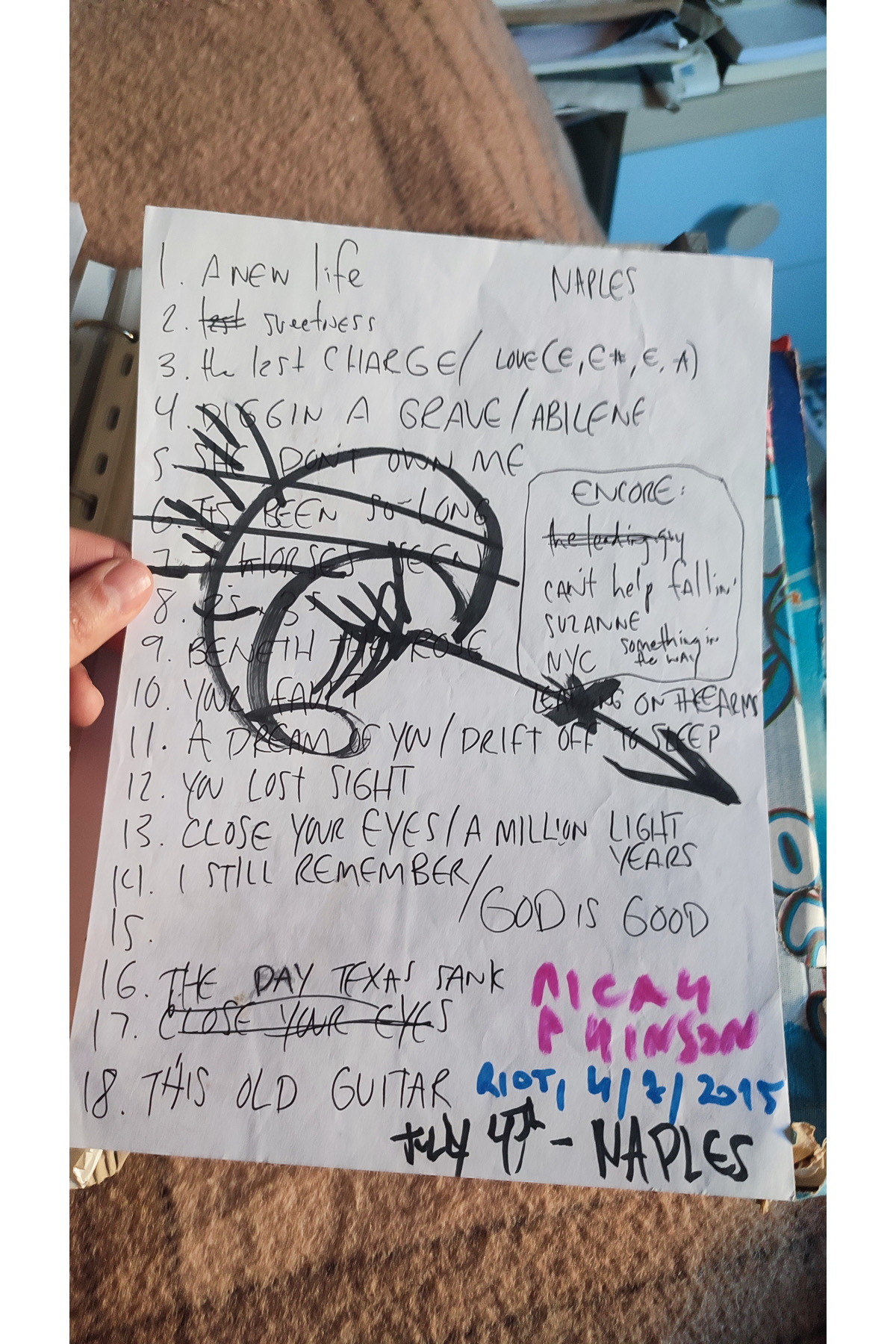 Scaletta Micah P. Hinson 