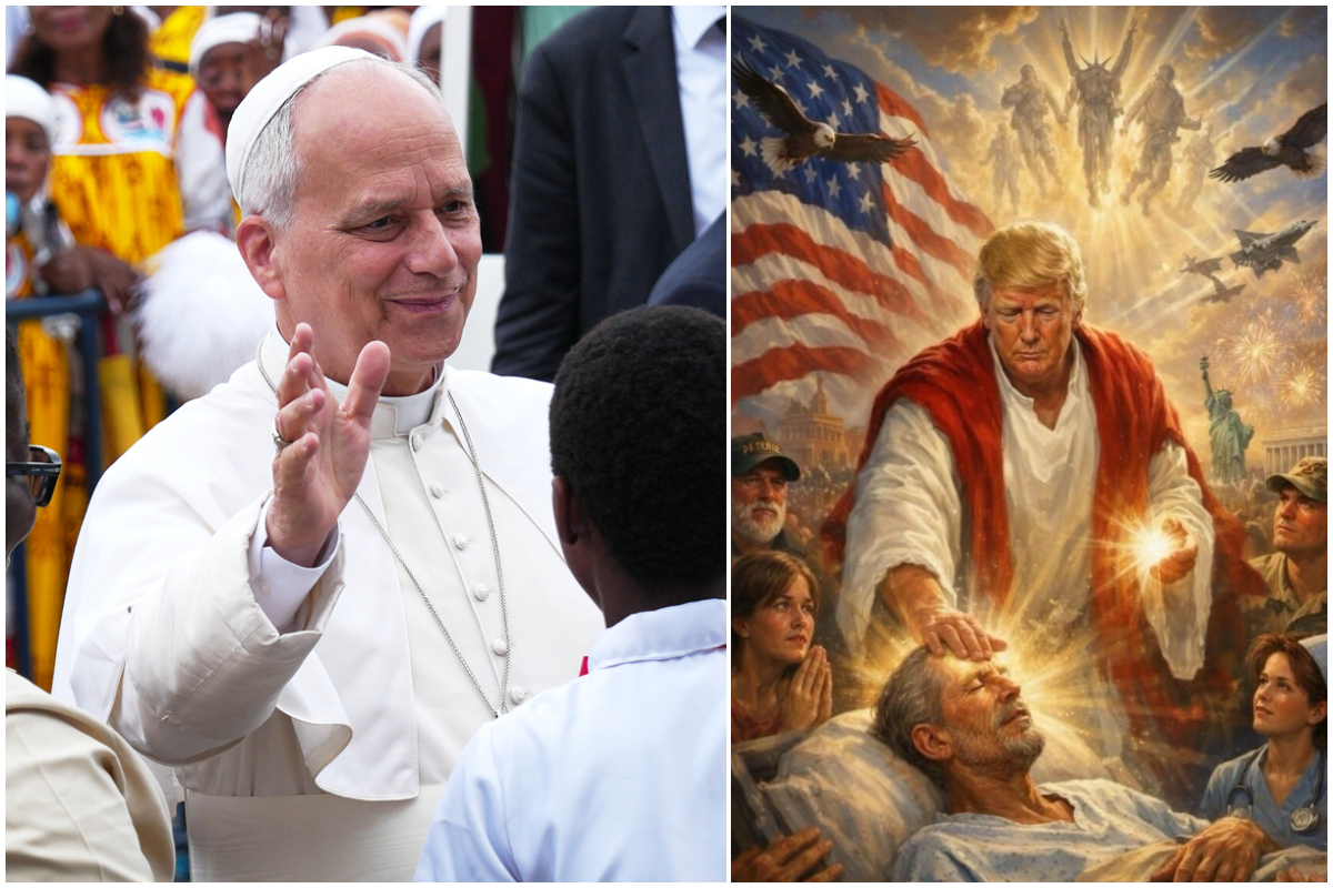 papa leone trump