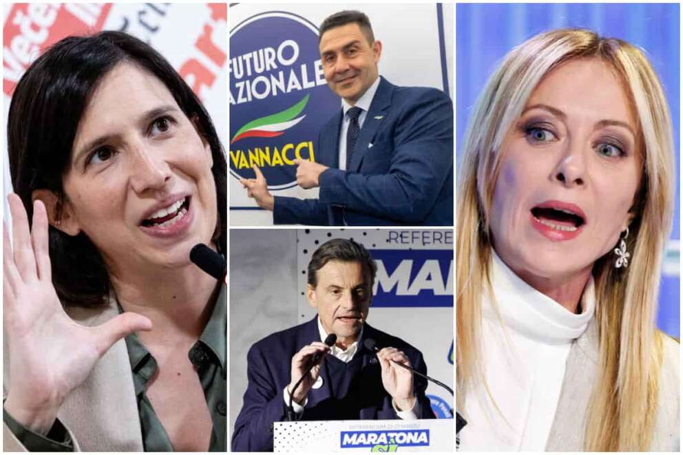 COLLAGE DI FOTO DA LAPRESSE