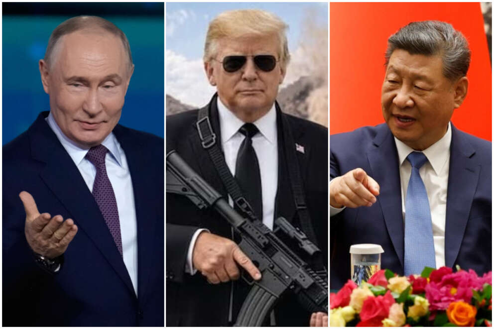 COLLAGE DI FOTO DA LAPRESSE + TRUTH